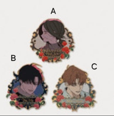 [POP-UP] Tears on a Withered Flower Metal Badges (3 Types)