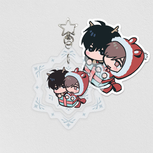 Dead Man Switch Ornament Keyring