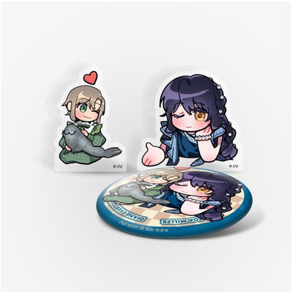 Toward The Blue - Acrylic Block, Can Badge