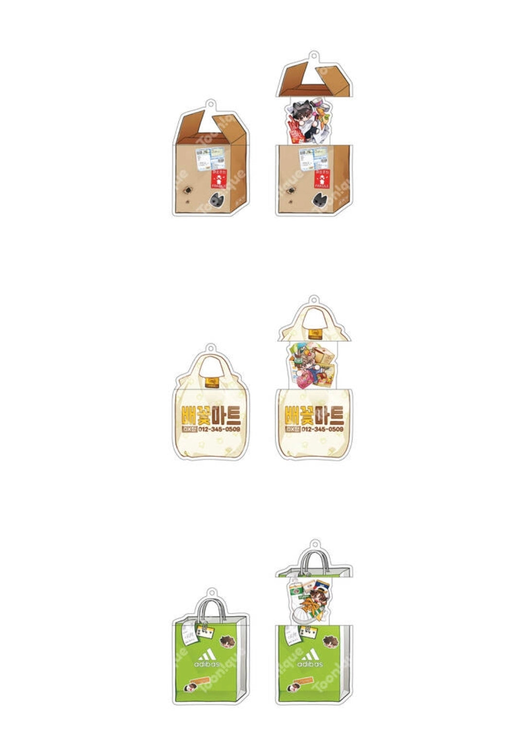 [Pre-order] When Pear Blossoms Bloom Acrylic Keychain