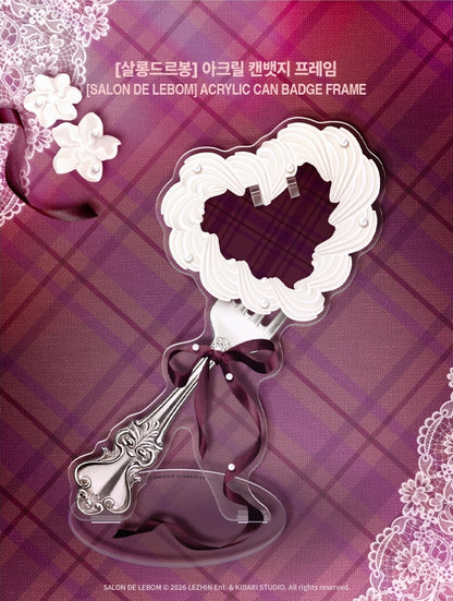 [Regular/Pre-order] Salon de Lebom: Between Aprons & Gloves Acrylic Can Badge Frame