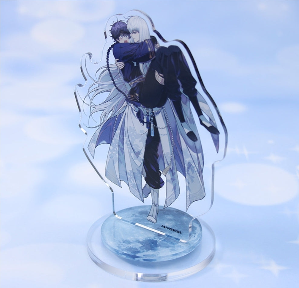 Winter Cherry Blossoms LD Spinning Acrylic Stand + Photo Card