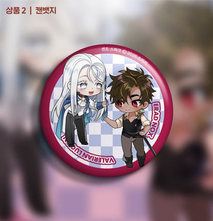 Scent Spark - Acrylic Block, Can Badge