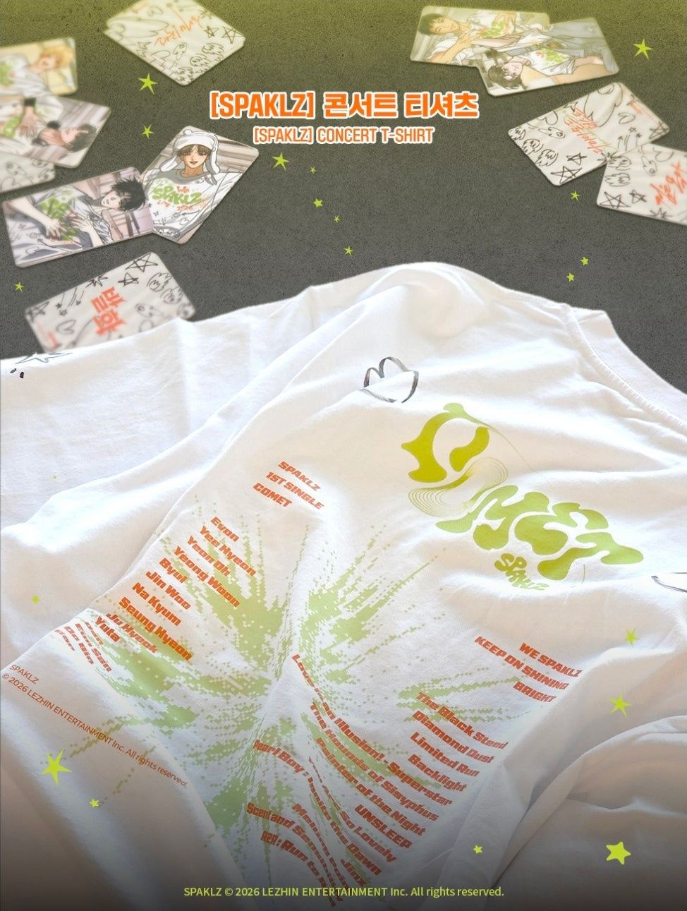 [Regular/Pre-order] SPAKLZ  T-shirt & Photocard Set