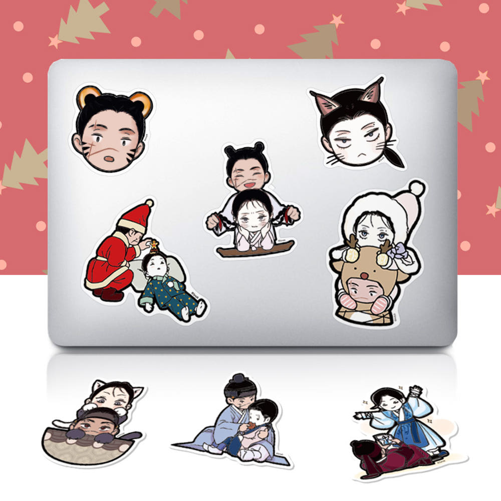 Steel Under Silk Big Cut-Out Sticker Set