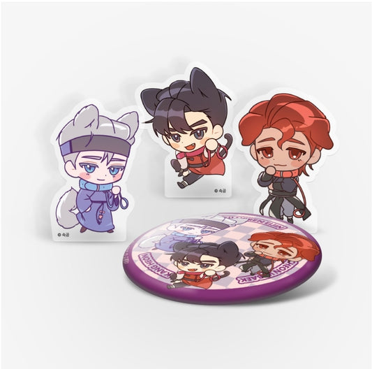 The Big XXX Collector - Acrylic Block, Can Badge
