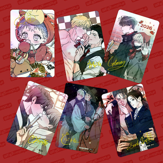 [Resale Event]Webtoon Shop 2026 New Year Limited Edition Photocards (6 types)
