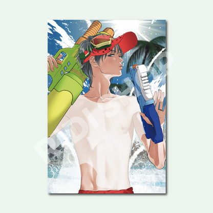 [Pre-order] Private Scandal Waterside Postcard, Double-Layer Photocard, Acrylic Block