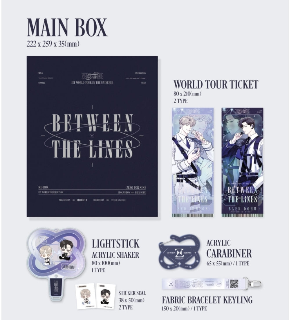 [Pre-order] Between the Lines 1st World Tour Edition MD Box