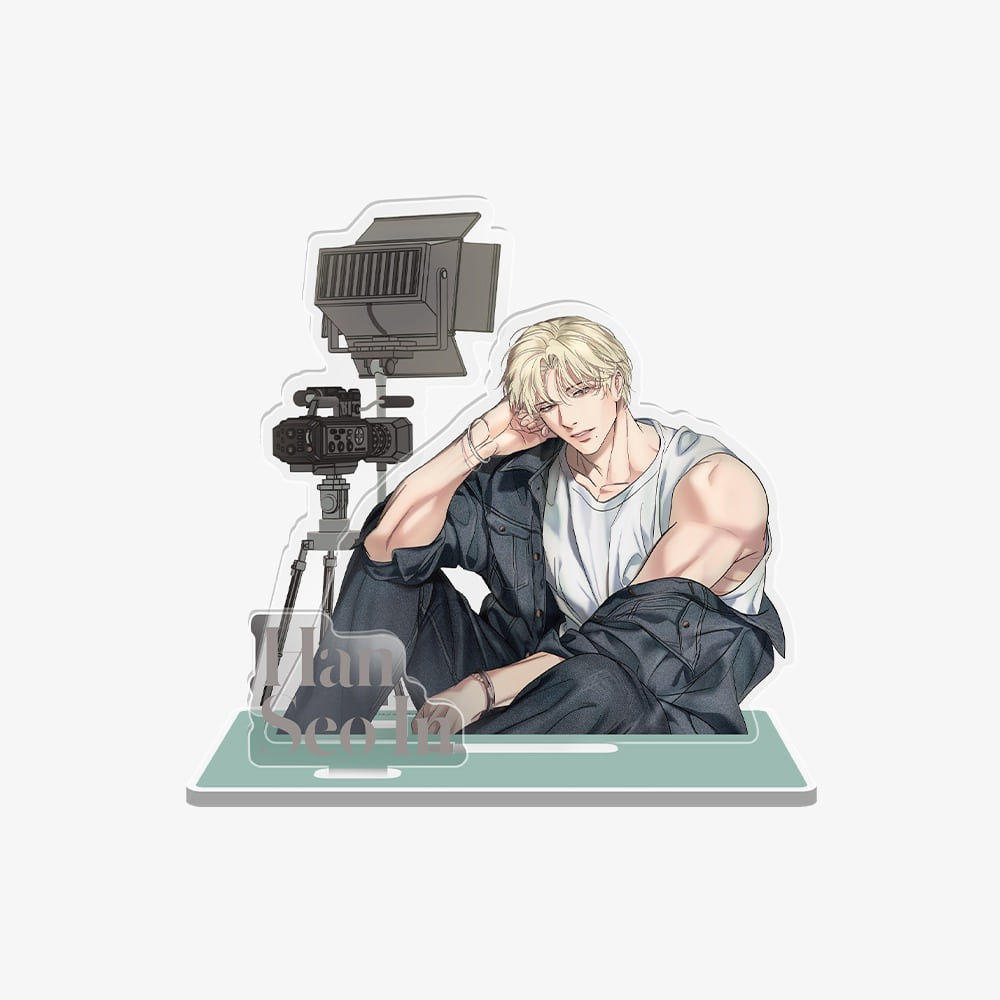 Backlight Seo-in Magazine Acrylic Stand