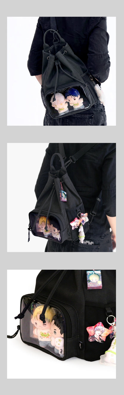 JMEESHOP ORIGINAL
COLLECTION TWO-WAY SLING BACKPACK