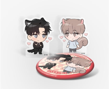 [Pre-order] Living Together Comes First - Acrylic Block, Can Badge