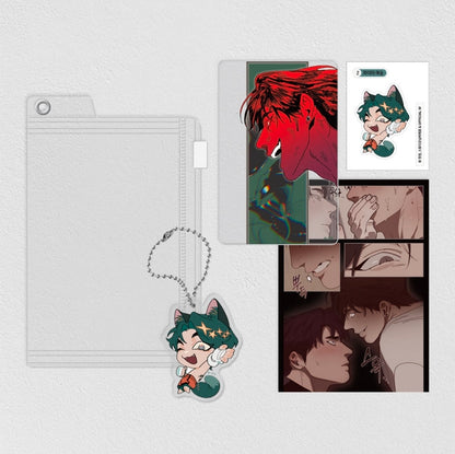 Incomplete Combustion Acrylic Keyring Pouch Pack