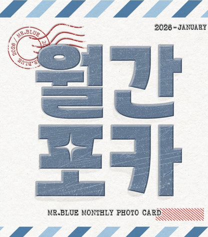 Mr. Blue Monthly The Secret of Fragrance Photo Cards