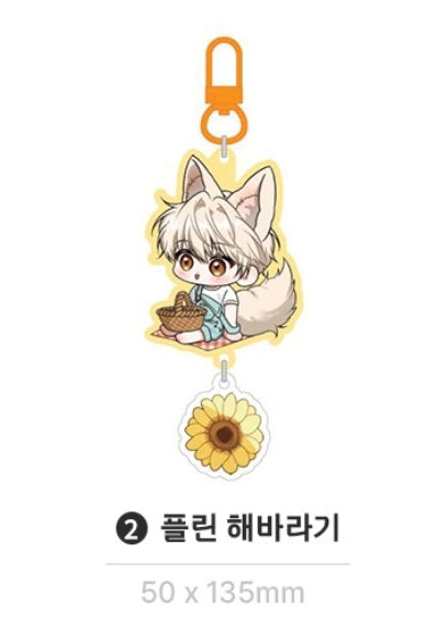 The Fox's Love Refresher Acrylic Keychain