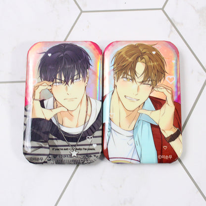 Pure Intentions Square Holographic Badge (2 Designs)