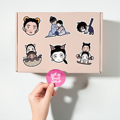 Steel Under Silk Big Cut-Out Sticker Set