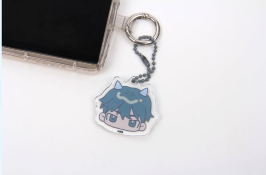 Pond Where Flowers Fall Acrylic Keychain