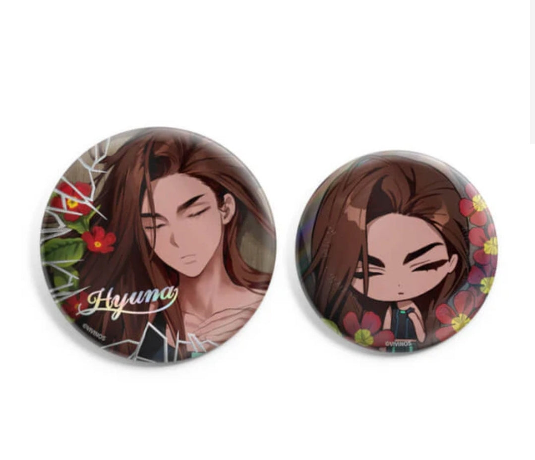 ALIEN STAGE Drowing Bloom Can Badge