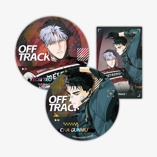 [CH][Pre-order]Off Track "Moment" Cover VER. Can Badge Set
