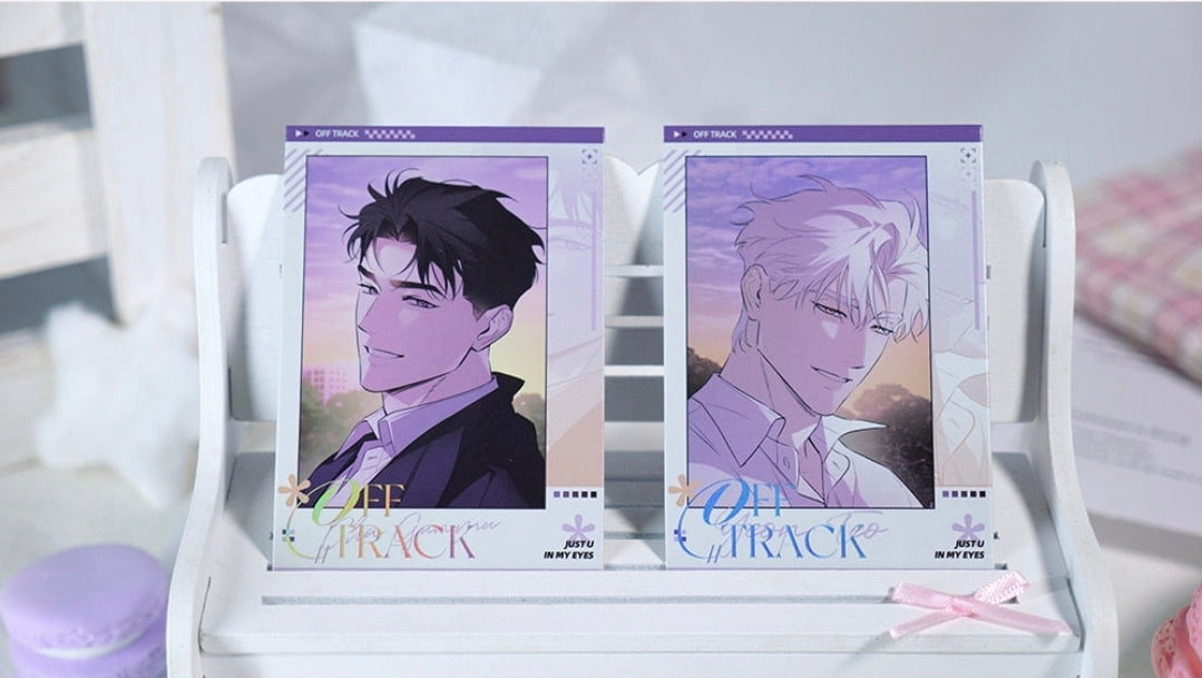 Off Track 4 cut photo & Polaroid set
