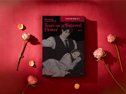 [POP-UP] Tears on a Withered Flower Illustration Postcard Book (19+) ver.2