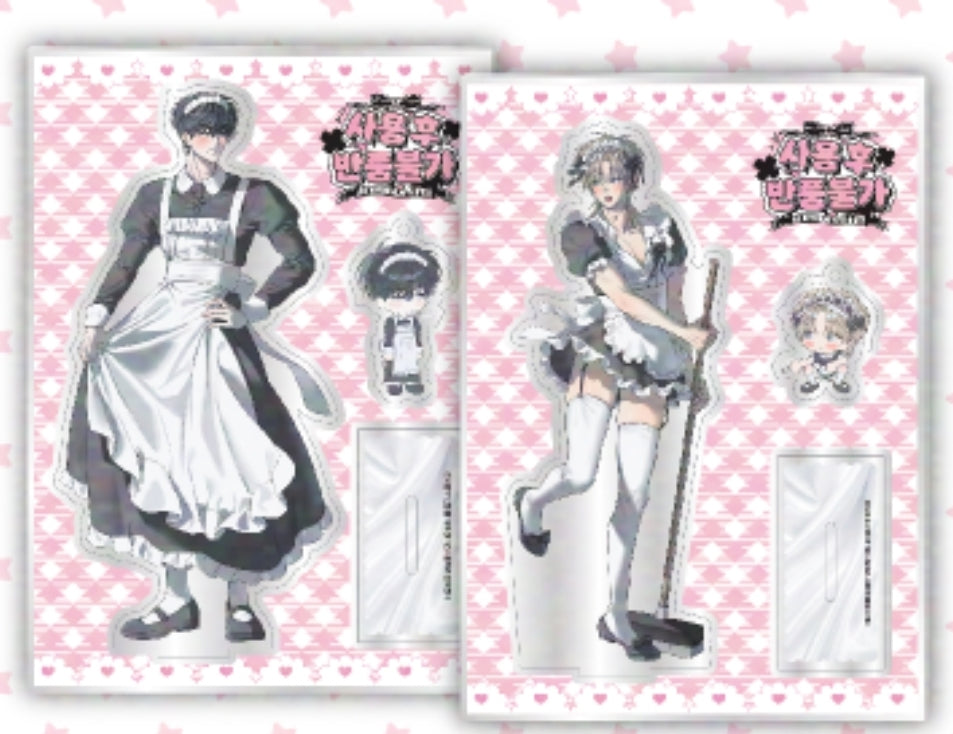 No Returns After Use Acrylic Stand