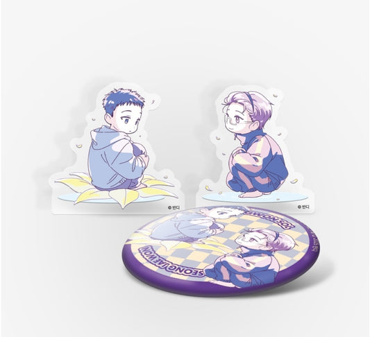 7 Days For You - Acrylic Block, Can Badge