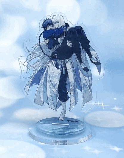 Winter Cherry Blossoms LD Spinning Acrylic Stand + Photo Card