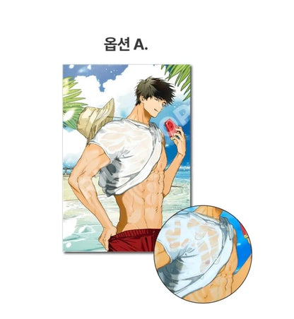 [Pre-order] Love Upset Waterside Postcard, Double-Layer Photocard, Acrylic Block