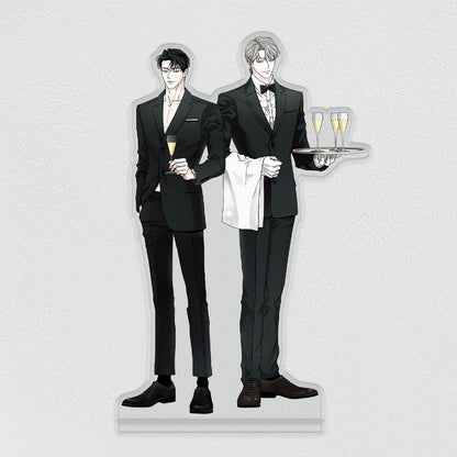 POP THE BEYOND Couple Acrylic Stand - The Pizza Delivery Man and the Gold Palace