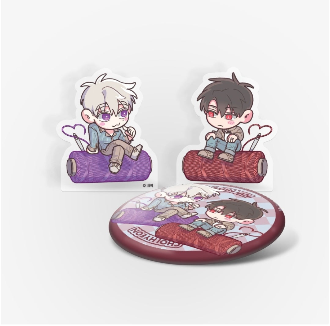 [Pre-order] Sew In Love - Acrylic Block, Can Badge