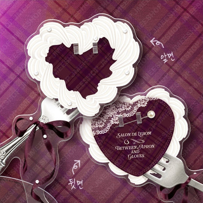 [Regular/Pre-order] Salon de Lebom: Between Aprons & Gloves Acrylic Can Badge Frame