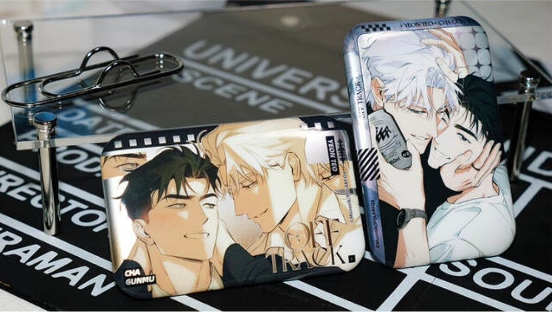 Off Track Square Can Badge