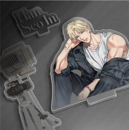 Backlight Seo-in Magazine Acrylic Stand