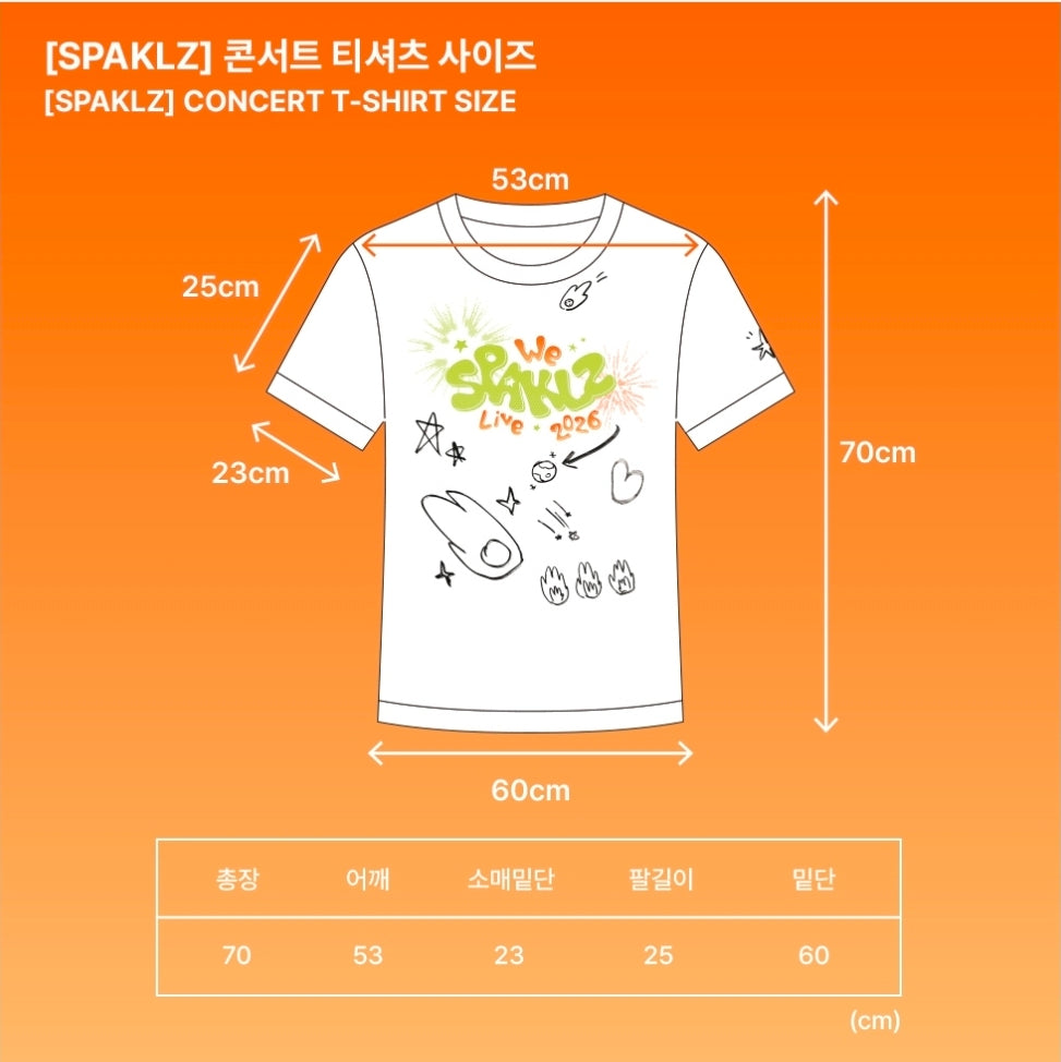[Regular/Pre-order] SPAKLZ  T-shirt & Photocard Set