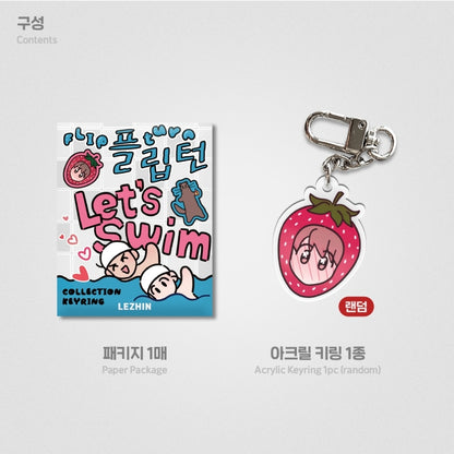 Flip Turn Collection Keyring