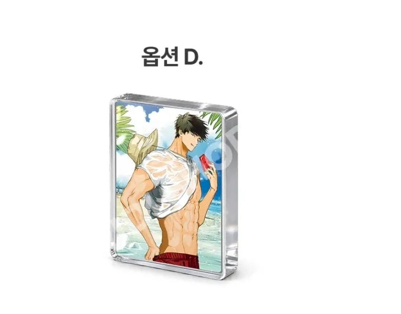[Pre-order] Love Upset Waterside Postcard, Double-Layer Photocard, Acrylic Block