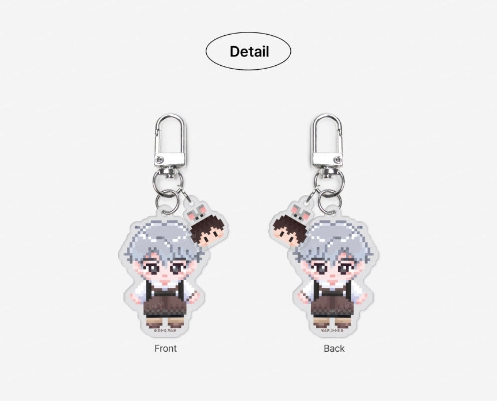 My Rat Is an S-Class Awakener  Pixel Acrylic Keychain