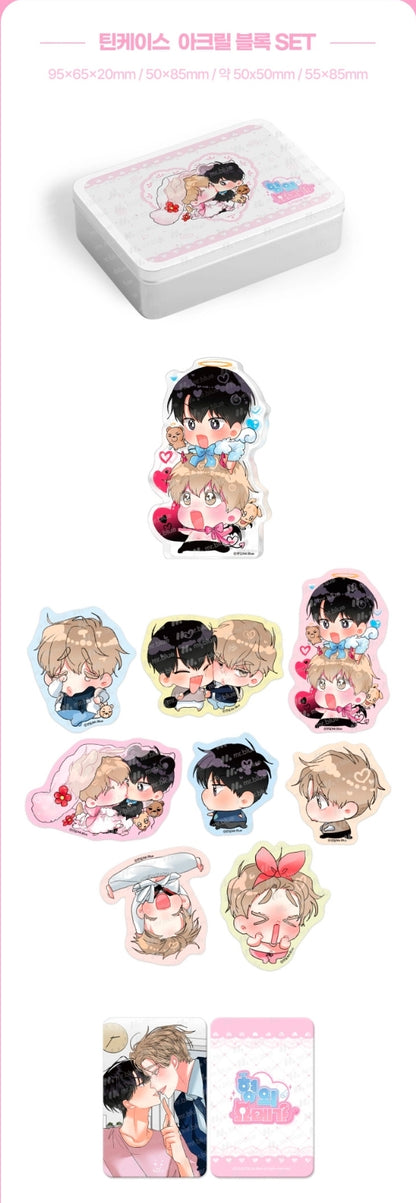 [Pre-order] Hyung's Omega Sparkling Figure, Tin Case Acrylic Block SET