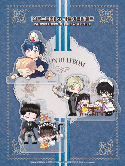 [Regular/Pre-order] Salon de Lebom: Between Aprons & Gloves SD Couple Acrylic Block Set