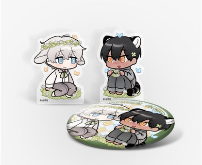 [Pre-order] Dear Tiger, That Was Delicious - Acrylic Block, Can Badge