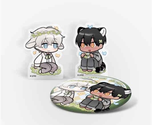 Dear Tiger, That Was Delicious - Acrylic Block, Can Badge