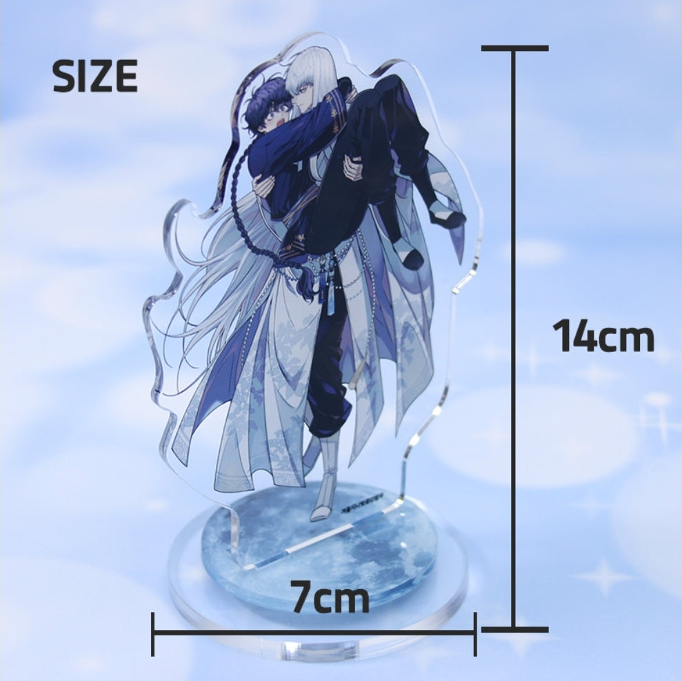 Winter Cherry Blossoms LD Spinning Acrylic Stand + Photo Card
