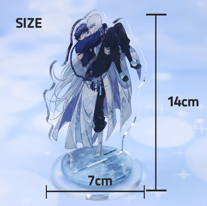 Winter Cherry Blossoms LD Spinning Acrylic Stand + Photo Card