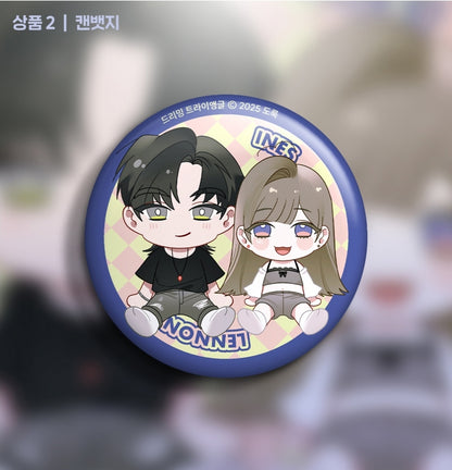 [Pre-order] Dreaming Triangle - Acrylic Block, Can Badge