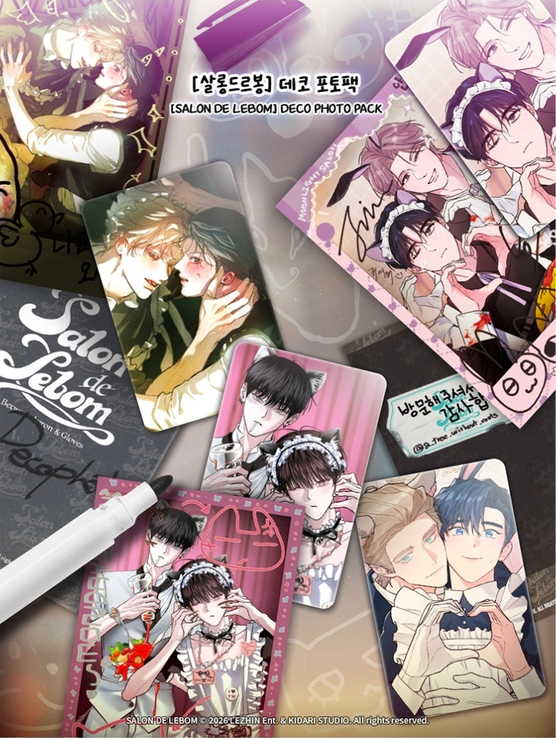 [Regular/Pre-order] Salon de Lebom: Between Aprons & Gloves Deco Photo Pack