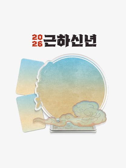 Happy New Year Project Couple Acrylic Stand