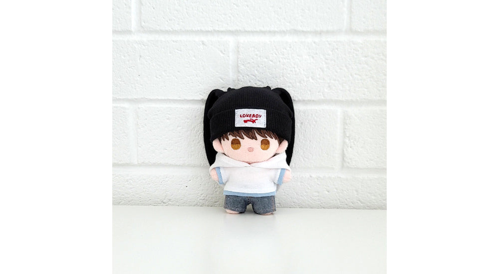 [Bbosiraegi doll] Label Rabbit Beanie