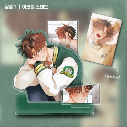 When Pear Blossoms Bloom- Scene Acrylic Stand, Can Badge